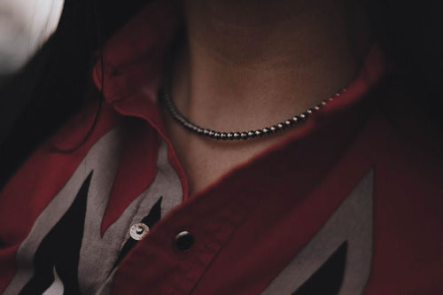 5mm Sterling Pearl Choker — 14 inch