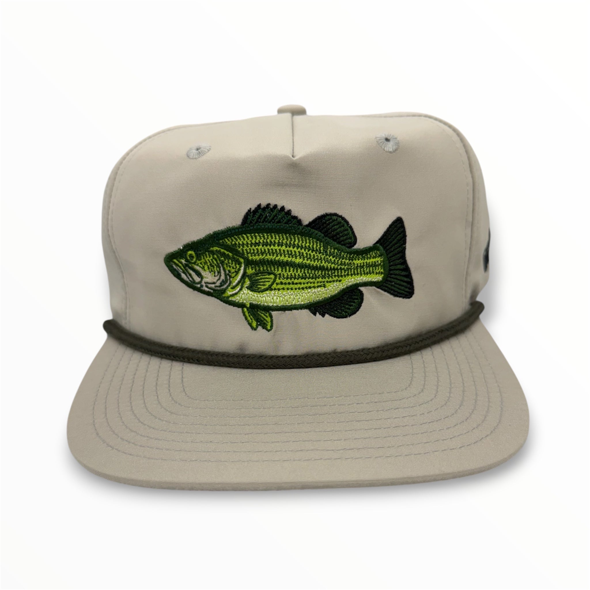 Largemouth Bass Hat - Vintage Rope Snapback