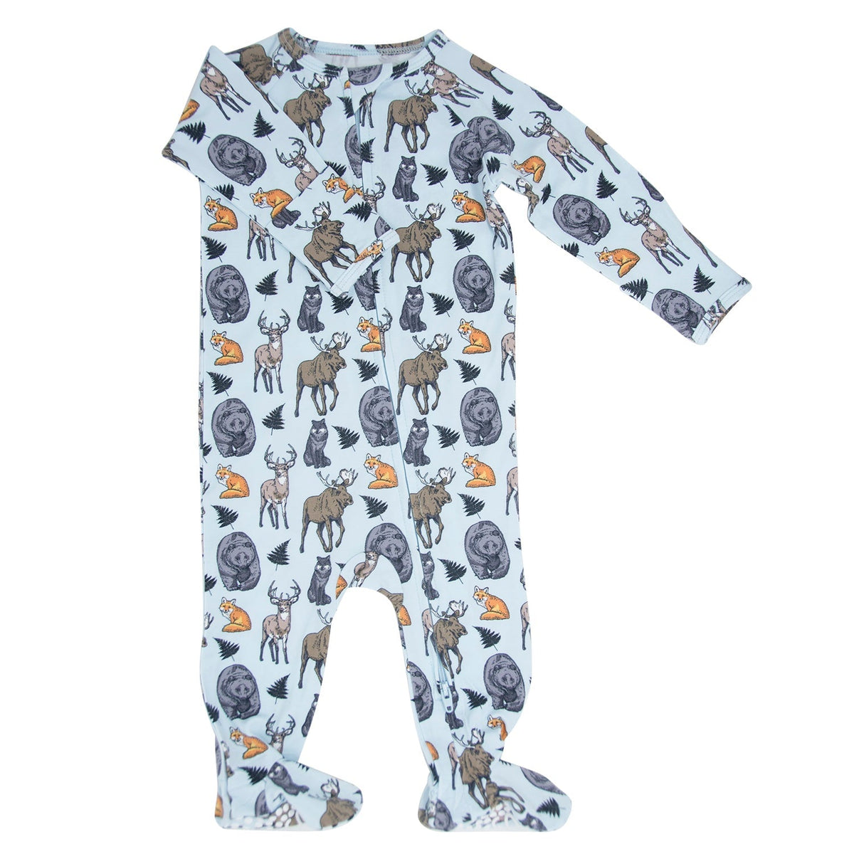 Into the Wild Zipper Footie