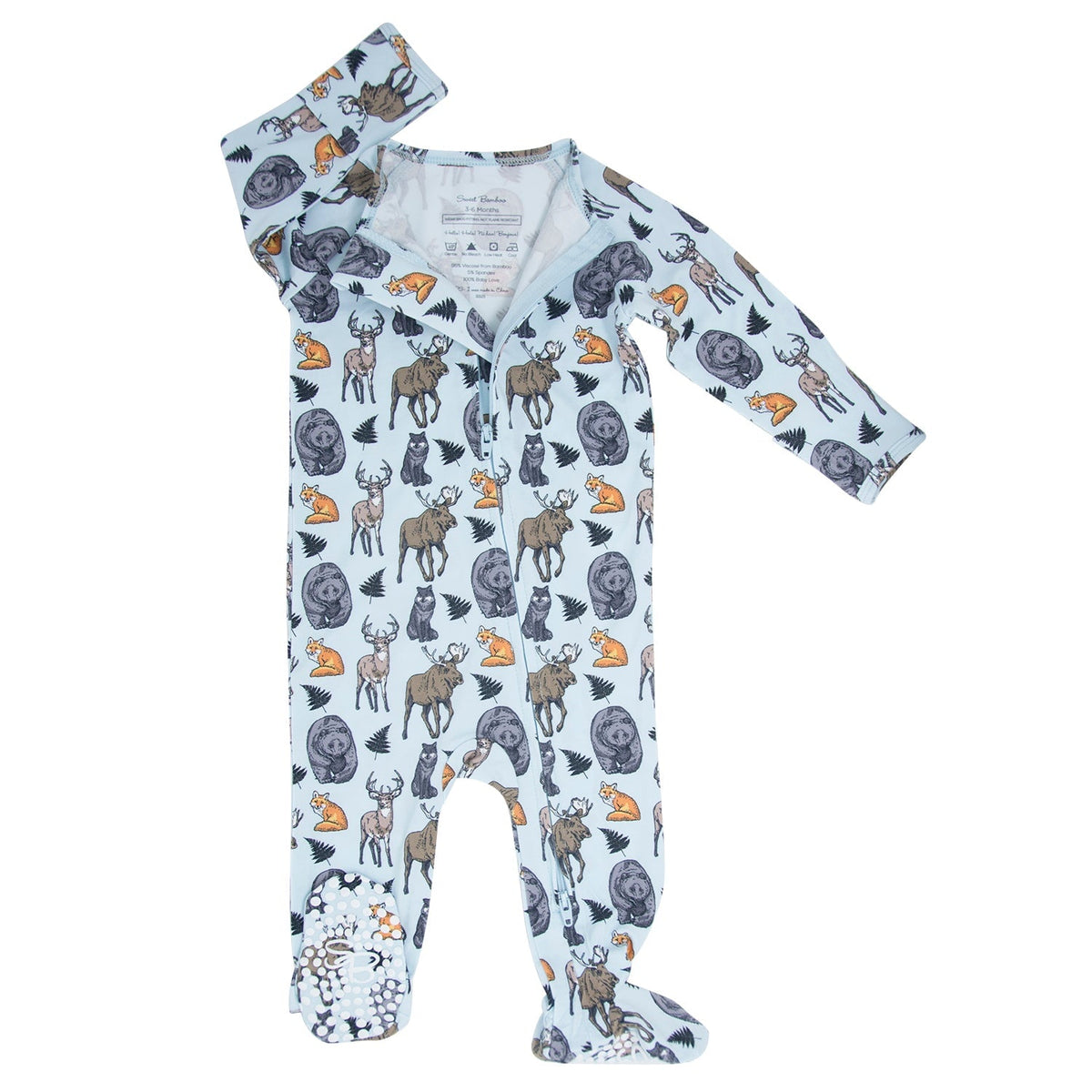 Into the Wild Zipper Footie
