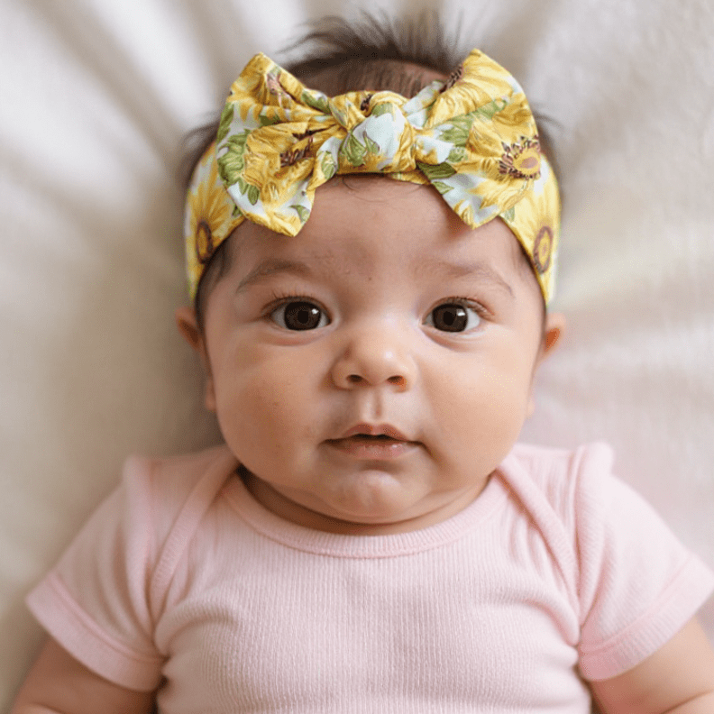 Sammy's Sunflower Knotted Bow